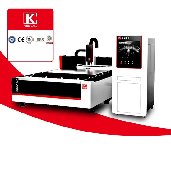 Découpeuse d'acier de découpe laser à fibre métallique 1000W / 2000W