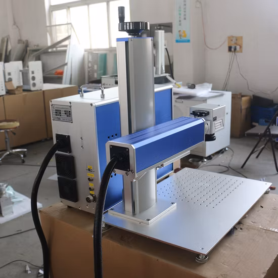 2023 Nouvelle conception 10W/20W/30W/50W/100 Watts Mini fibre métallique portable/CO2 UV Raycus/Max/Ipg Jpt/Mopa Marqueur laser Gravure Marquage Prix de la machine