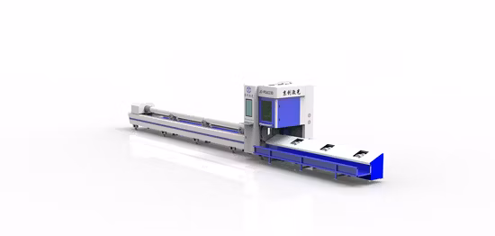 Système d'alimentation automatique 6kw Tube Pipe Laser Machine de découpe Laser en métal Cutter Système de contrôle Cyput Fiber Laser Cutter